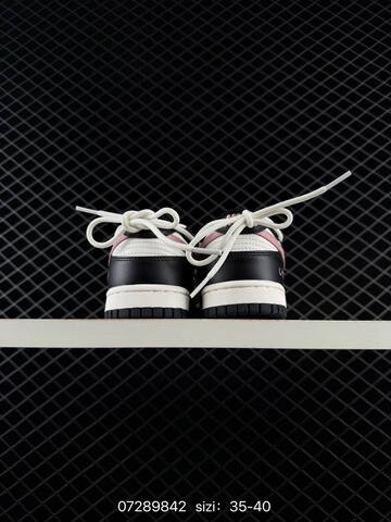 Nike SB Dunk Low CW1590-100 Black White Pink EU 35-40 Skate - Unisex (BS-70044)