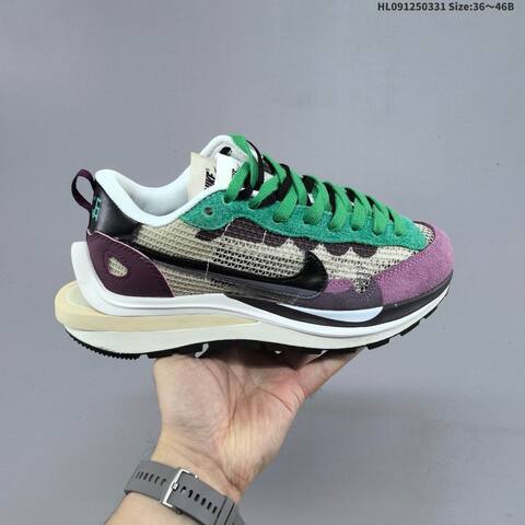 Nike Vaporwaffle Sacai Purple Orange White Green Purple Beige Black EU 36-46 Sneaker - Unisex BS-60998