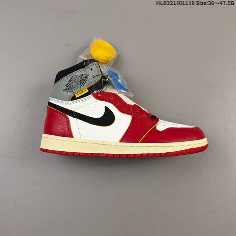 Jordan Air Jordan 1 Retro High OG Red White Grey Black EU 36-47 5 Basketball - Unisex (BS-63442)