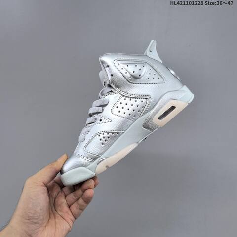 Jordan Air Jordan 6 Retro Georgetown Silver White EU 36 47 Basketball - Unisex (BS-67213)