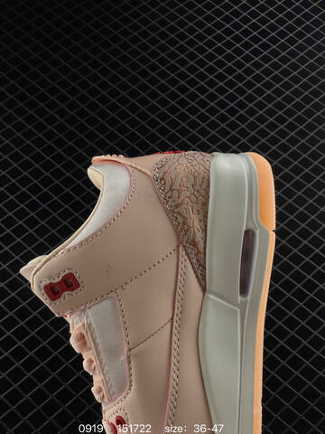 Jordan Air Jordan 3 Valentines Day Light Pink Red White Rose Gold EU 36-47 Basketball Shoe - Unisex BS-80668