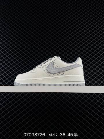 Nike Air Force 1 07 Off White Black Silver Green EU 36-45 Skate - Unisex (BS-70320)