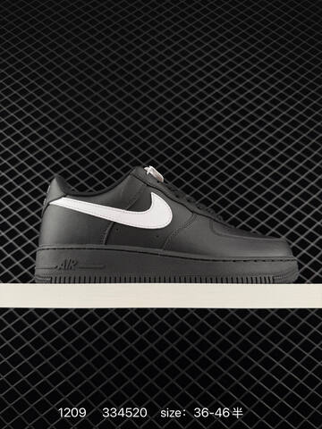 Nike Air Force 1 07 Black White 36-46 5 Casual - Unisex (BS-73777)