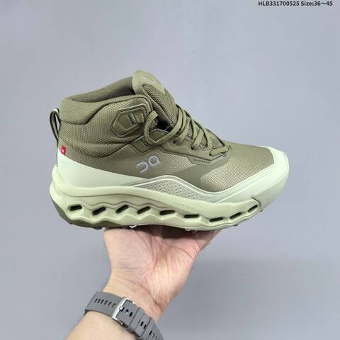 On Cloudhorizon 2 Mid WP Olive Dark Gray EU 36-45 Trail Shoe Trail Running Sneakers Unisex BS-69519