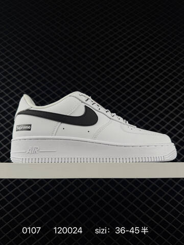 Nike Air Force 1 07 White Black EU 36-45 5 Lifestyle - Unisex (BS-73265)