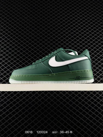 Nike Air Force 1 07 Dark Green White EU 36-45 Sneaker Unisex BS-70713