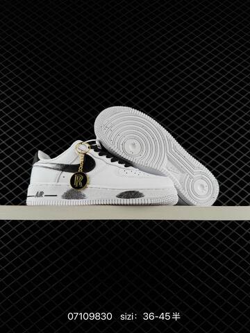 Nike Air Force 1 07 CW2288 White Black EU 36-45 Casual - Unisex (BS-70299)