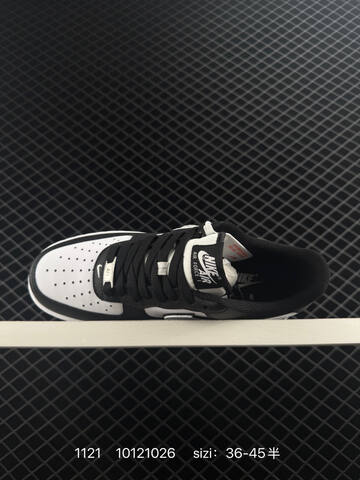 Nike Air Force 1 07 Low Black White EU 36-45 Casual - Unisex (BS-74075)