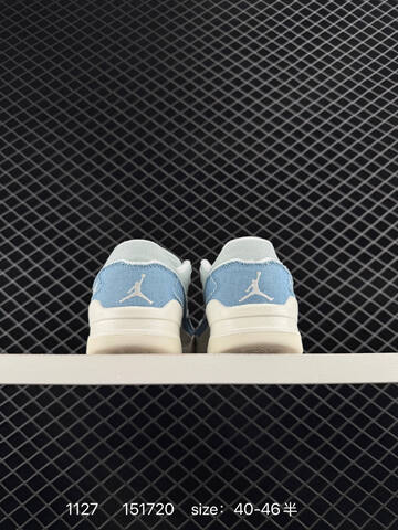 Jordan Air Jordan 4 Retro Flight Court Light Blue White Off White EU 40-46 Skate Shoe - Men s BS-80179