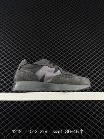 New Balance 327 Dark Grey Black Light Grey EU 36-45 Sneaker - Unisex (BS-82493)