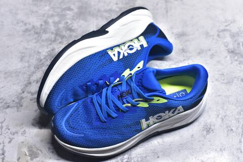 HOKA Rincon 4 Blue White Neon Yellow Black Running Shoe Running Sneakers BS-59415