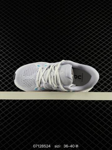 On Cloudsurfer Light Grey White Cyan EU 36-40 Running Shoe Running Sneakers - Unisex (BS-85051)
