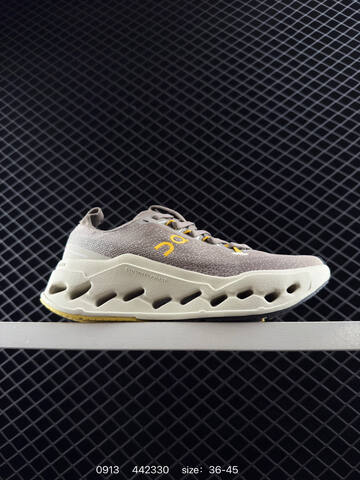 On Cloudsurfer Max White Cream Coral Black EU 36-45 Running Shoe Running Sneakers - Unisex (BS-85496)