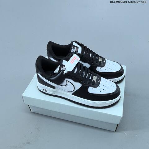 Nike Air Force 1 07 White Blue Navy White EU 36-45 Sneaker - Unisex (BS-60552)