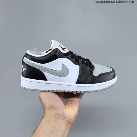Jordan Air Jordan 1 Low OG Black White Gray EU 36-46 Casual - Unisex (BS-67278)