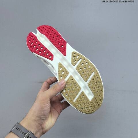 On Cloudsurfer Max Khaki White Red EU 36-45 Running Shoe Running Sneakers - Unisex (BS-69599)