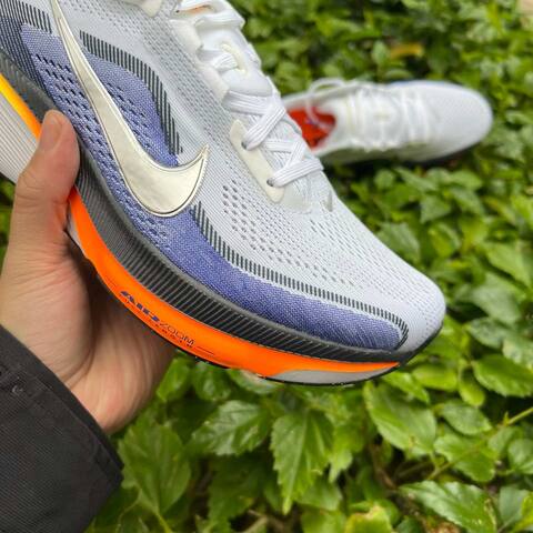Nike Air Zoom Pegasus 42 IB1873-102 White Metallic Silver-Lapis EU 40 Running - Men's (BS-86975)