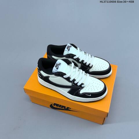 Gucci Nike Air Jordan 1 x Travis Scott AIR JORDAN DIY White Grey Green (BS-65796)