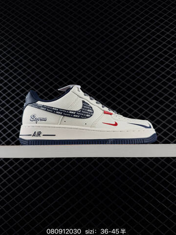 Nike Air Force 1 Low Off White Black Navy Red Brown EU 36-45 Skate - Unisex (BS-69865)