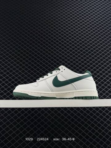 Nike SB Dunk Low Pro White Green EU 36-45 5 Skate - Unisex (BS-74491)