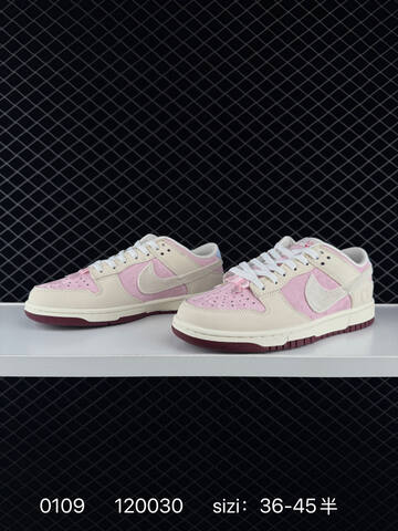 Nike Dunk Low SB Pink Cream White Burgundy Blue EU 36-45 Skate - Unisex (BS-73225)