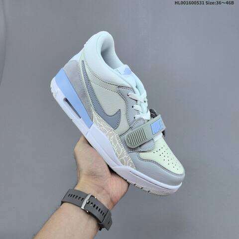 Jordan Legacy 312 Low Glacier Blue White Grey EU 36-46 Basketball - Unisex (BS-65841)