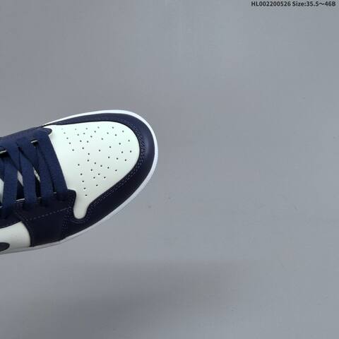 Jordan Air Jordan 1 Low White Navy University Blue Pink EU 35 5-46 Basketball - Unisex (BS-65874)