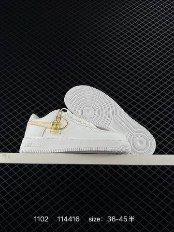 Nike Air Force 1 Low White Navy EU 36-45 Lifestyle - Unisex (BS-74411)