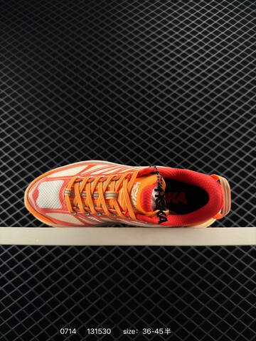 HOKA ONE ONE Mafate Speed 2 Low TPU Orange Red White Beige EU 36-45 Trail Shoe Trail Running Sneakers - Unisex (BS-86555)
