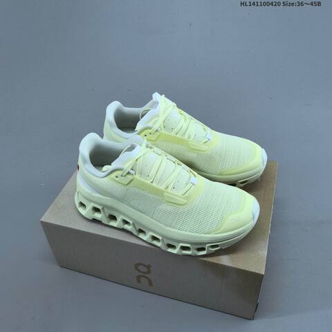 On Cloudmonster Void Pale Yellow White EU 36-45 Running Shoe Running Sneakers Unisex BS-69593