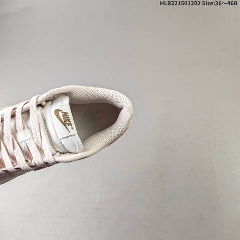 Nike SB Dunk Low Light Pink White Gold EU 36-46 Skate Shoe - Unisex BS-62884