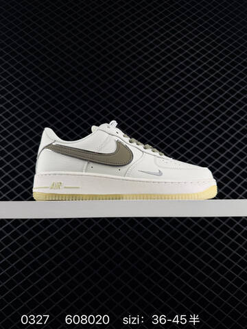 Nike Air Force 1 Low Off White Olive Green Pale Yellow EU 36-45 Skate - Unisex (BS-72428)