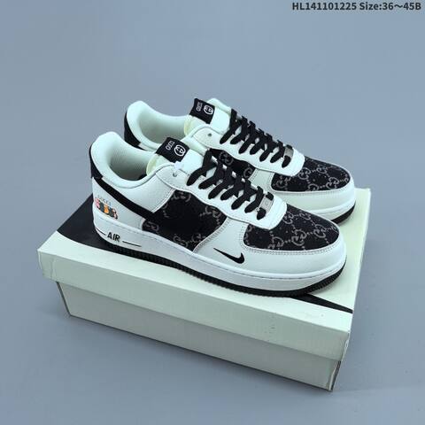 Nike Air Force 1 07 White Grey Red EU 36-45 Sneaker - Unisex BS-62456