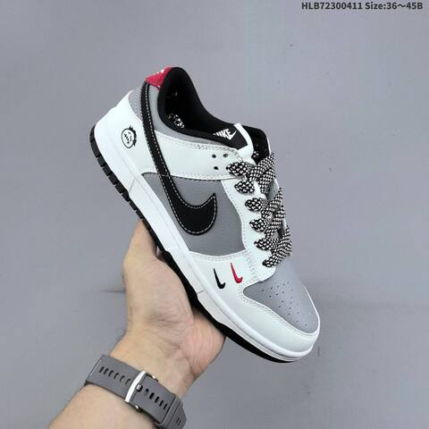 Nike Dunk SB Low White Grey Black Red EU 36-45 Skate Shoe - Unisex BS-60820