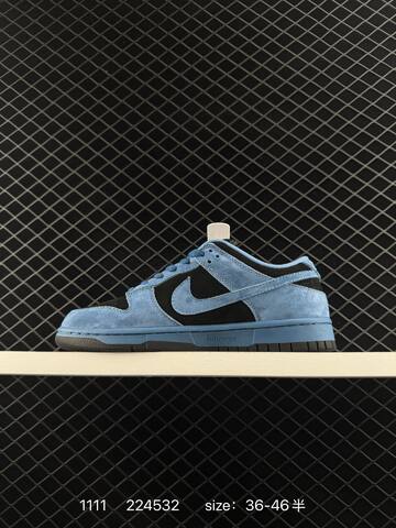 Nike SB Dunk Low Light Blue Black 36-46 Skate - Unisex (BS-74252)