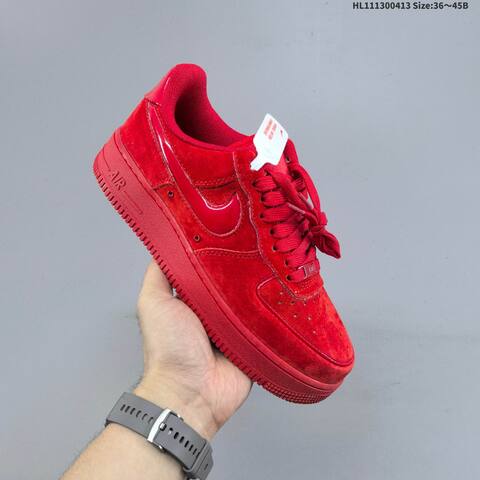 Nike Air Force 1 07 Low All Red EU 36-45 Sneaker - Unisex BS-60773