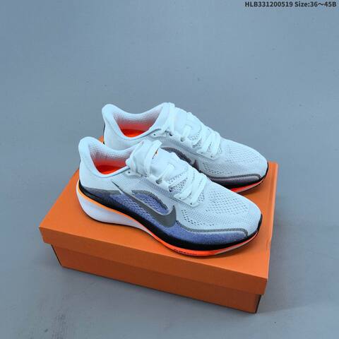 Nike Air Zoom Pegasus 42 Cream Purple Peach Black EU 36-40 Running Shoe Unisex BS-68079