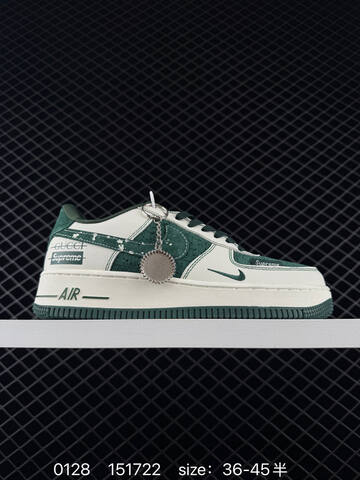 Nike Air Force 1 07 Low Green White 36-45 5 Lifestyle - Unisex (BS-72904)