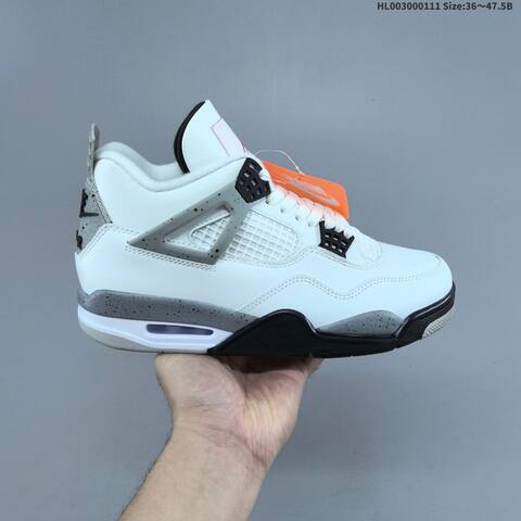 Jordan Air Jordan 4 Retro OG White Cement EU 36-47 5 Basketball - Unisex (BS-67009)