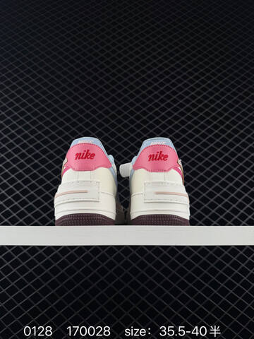 Nike Air Force 1 07 Sail Light Blue Pink Burgundy EU 35 5-40 5 Lifestyle - Unisex (BS-72920)