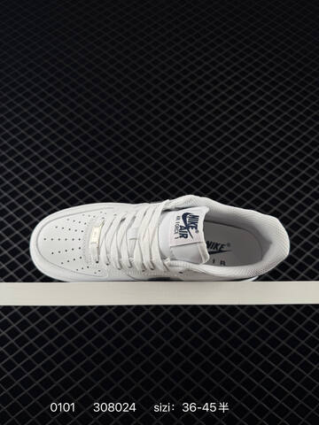 Nike Air Force 1 07 Low White Navy EU 36-45 Casual - Unisex (BS-73352)
