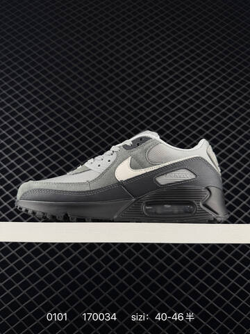 Nike Air Max 90 Grey Black Infrared EU 40-46 5 Lifestyle - Men's (BS-73354)