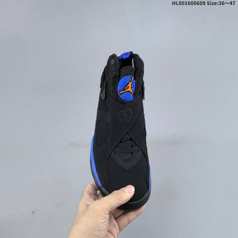 Jordan Air Jordan 8 Retro Black Blue Orange EU 36-47 Basketball - Unisex (BS-65786)