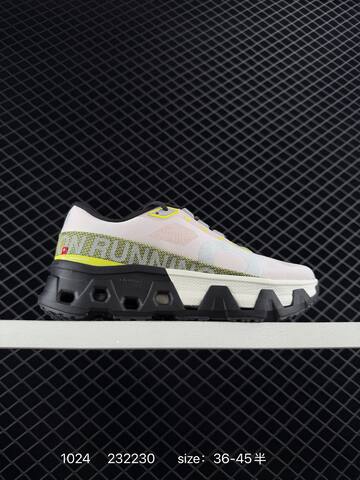 On Running Cloudmonster Hyper 3 Pale Pink Black Neon Yellow White EU 36-45 Running Shoe Running Sneakers Unisex BS-85479