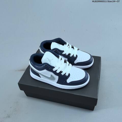 Jordan Air Jordan 1 Low White Pink Mint Blue EU 24-37 Casual - Women s BS-65997