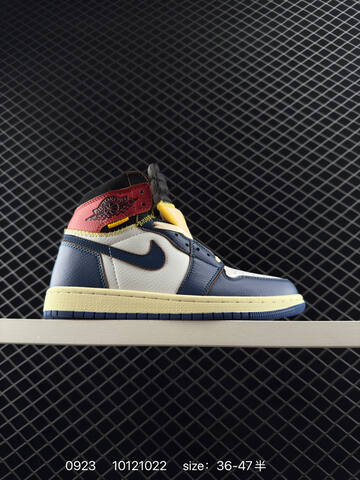 Jordan Air Jordan 1 Retro High OG NRG Fragment Design x Union Red White Black Grey Cream Blue EU 36-47 Basketball Shoe - Unisex BS-80646