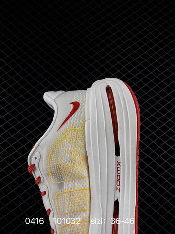 Nike Air Zoom Vomero Premium ReactX White University Red Yellow EU 36-46 Running - Unisex (BS-72069)