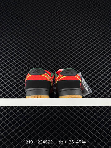 Nike Dunk Low SB Black Red Yellow Green EU 36-45 Skate - Unisex (BS-73595)
