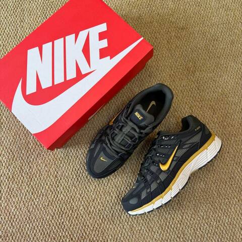 Nike P-6000 SE IB2986-003 Black Gold White EU 39 5-41 Running - Unisex (BS-87030)