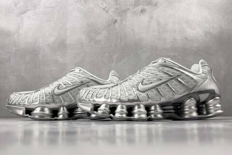 Nike Shox TL Silver Black Lifestyle (BS-86964)